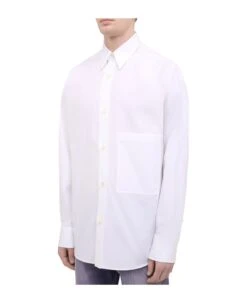 Valentino Oversized Cotton Shirt -Off-White Sales Store 0083eecdd1c7c3f9378f2faf43e19ee1