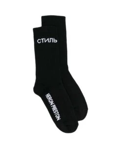 Ctnmb Long Socks Black White
