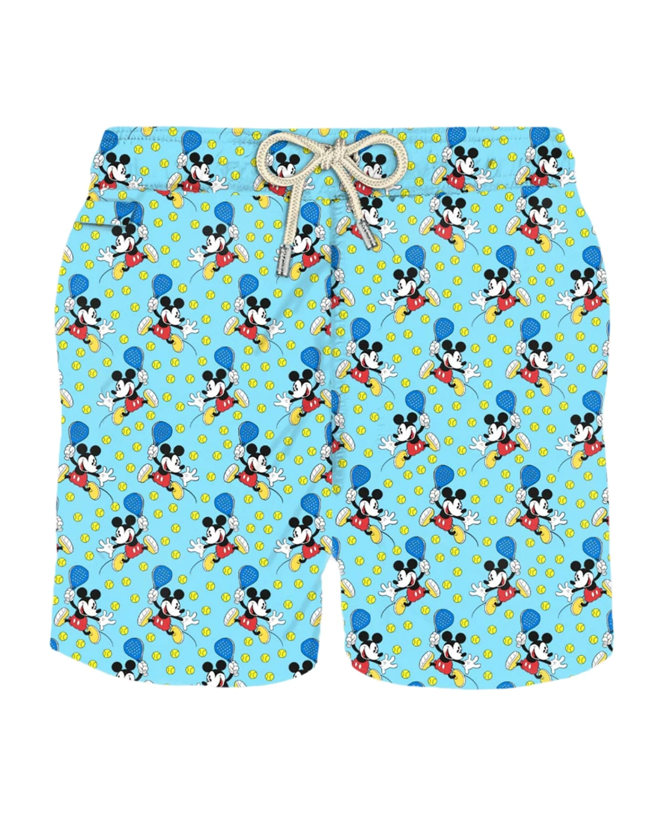 MC2 Saint Barth Man Light Fabric Swim Shorts With Padel Mickey Mouse Print | Disney© Special Edition 3 MC2 Saint Barth Man Light Fabric Swim Shorts With Padel Mickey Mouse Print | Disney© Special Edition