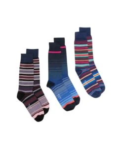 PAUL SMITH Men Sock 3 Pack Navy