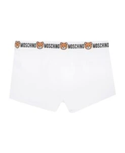 MOSCHINO Set Of Two Cotton Boxers With Logoed Elastic Band -Off-White Sales Store 0a973d341d0ddca1d4b564493a46acad