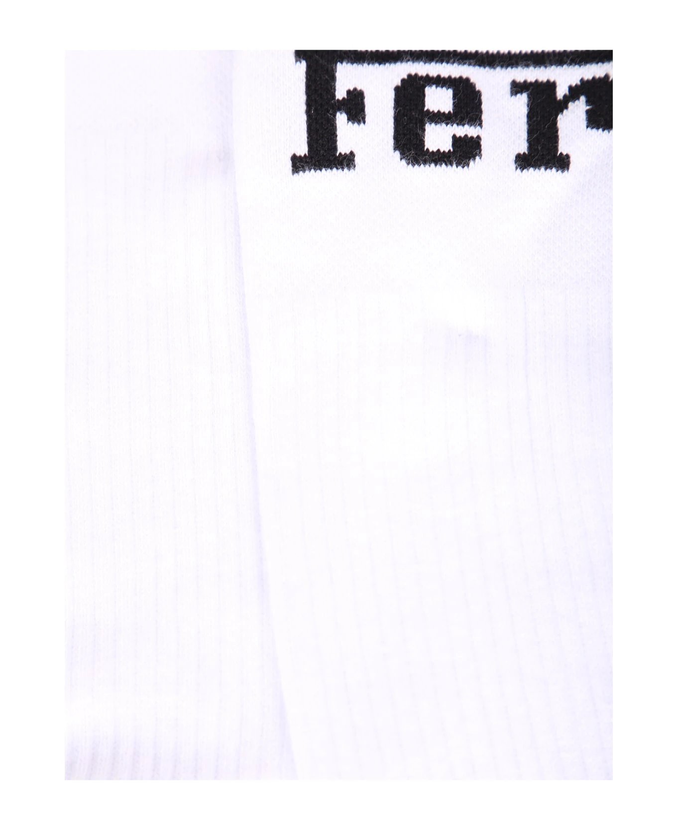 Ferrari White Cotton Blend Socks 4 Ferrari White Cotton Blend Socks - Image 2