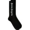 Palm Angels Classic Logo Socks Black White