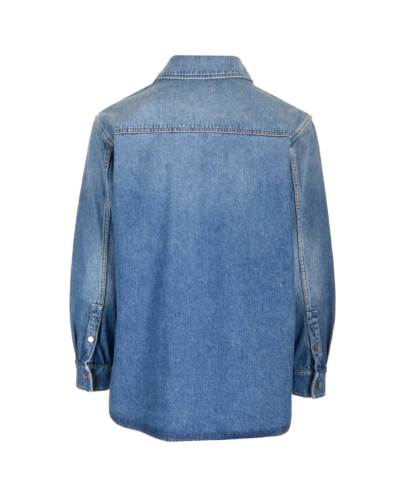 Valentino Garavani Denim Shirt With Pocket 4 Valentino Garavani Denim Shirt With Pocket - Image 2