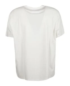 Maison Margiela Chest Logo Plain T-shirt -Off-White Sales Store 12db273f86bf5b63a52f78653e1c72ee