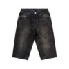Balenciaga Black Left Hand Denim Shorts