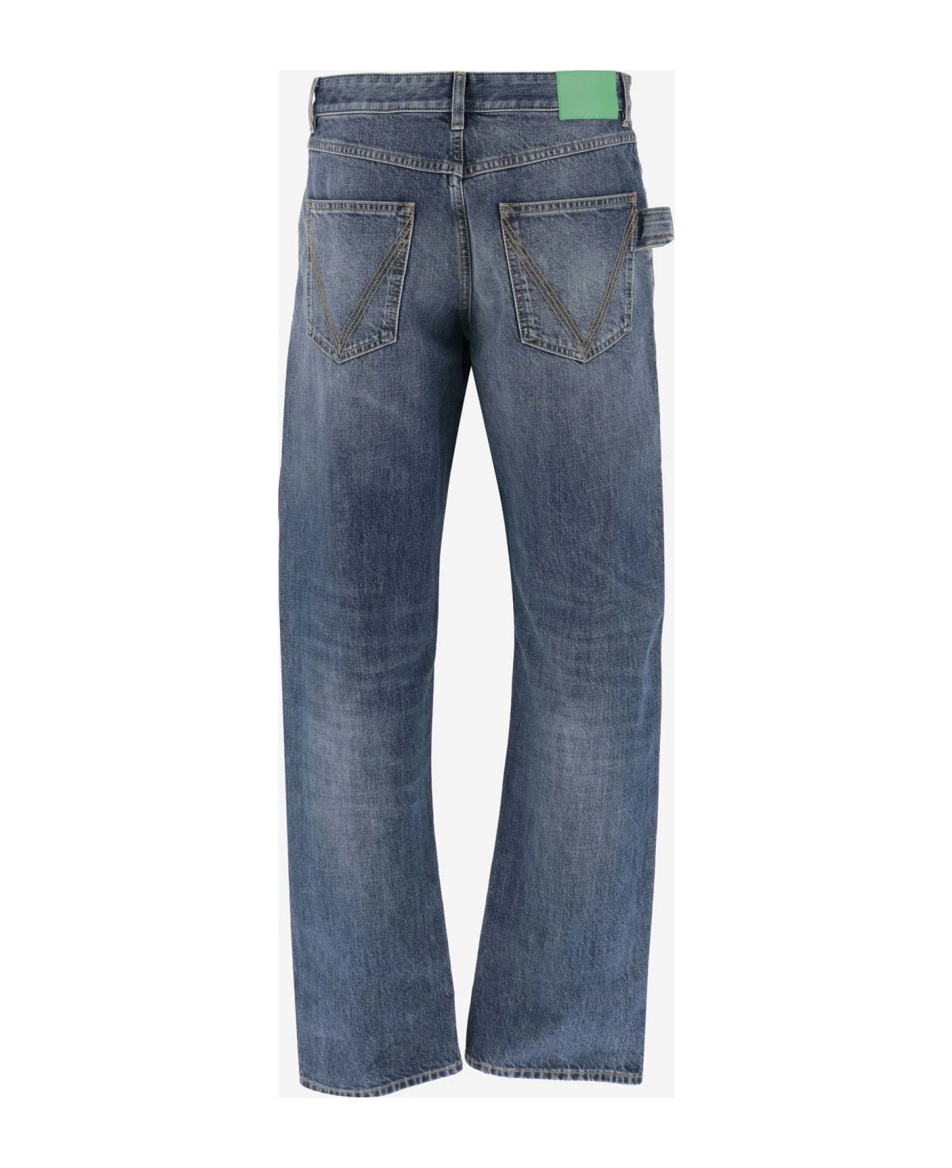 Bottega Veneta High Waist Cotton Denim Jeans 4 Bottega Veneta High Waist Cotton Denim Jeans - Image 2