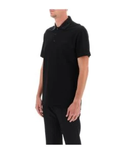 Versace Barocco Silhouette Polo Shirt -Off-White Sales Store 1b3e840c8005697217a60331259d1692
