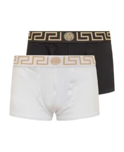 Versace Medusa La Greca Pack Of Two Boxer