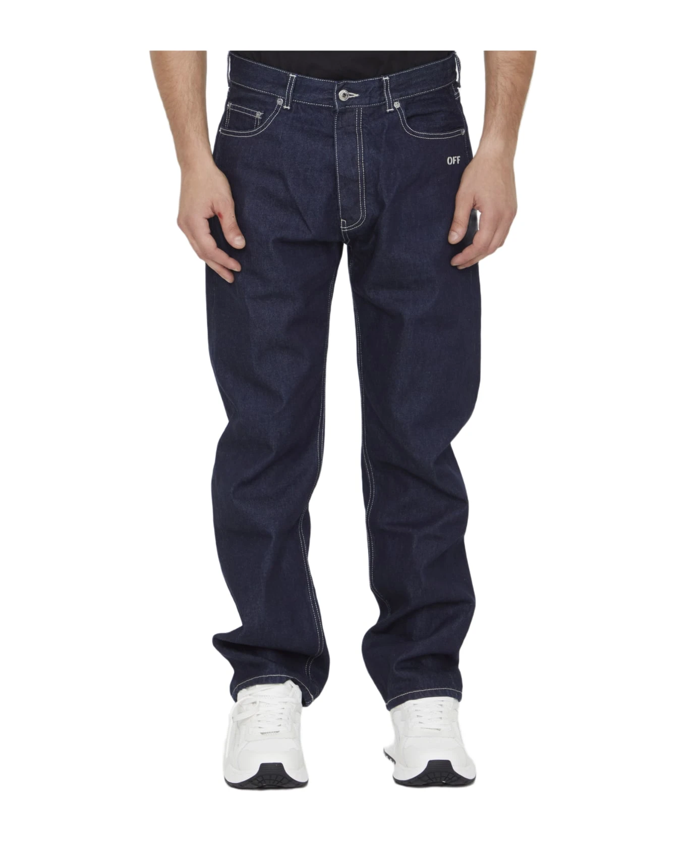 Off-White Off Embroidery Jeans 3 Off-White Off Embroidery Jeans