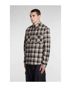 Off-White Shirt In Beige Cotton -Off-White Sales Store 1f731d7bf4227c2a83a9a4a9340324b4