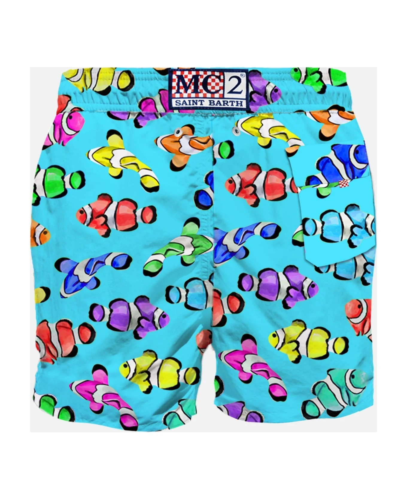MC2 Saint Barth Man Classic Swim Shorts With Multicolor Clownfish Print 4 MC2 Saint Barth Man Classic Swim Shorts With Multicolor Clownfish Print - Image 2