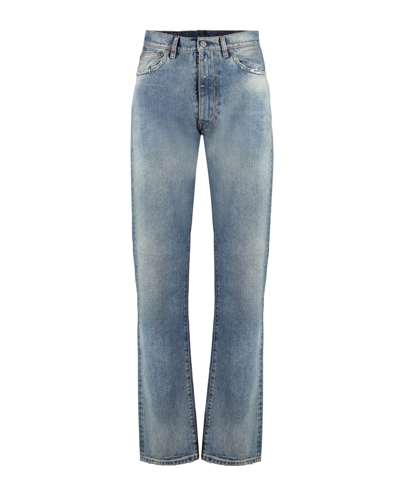 Maison Margiela Destroyed Straight Leg Jeans 3 Maison Margiela Destroyed Straight Leg Jeans