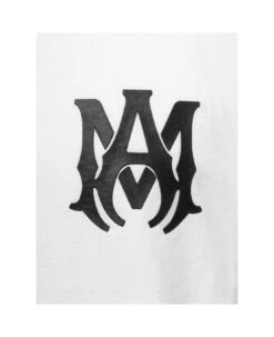 Amiri White Cotton T-shirt With Ma Core Logo Man -Off-White Sales Store 299f2a8619f5af2c449a5ac9dcbb6072