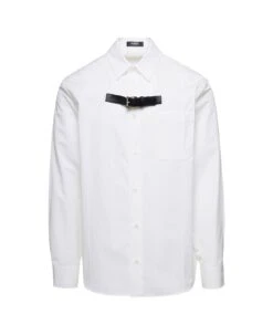 Versace Camicia Buckle Look Sfilata