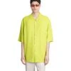 Acne Studios Shirt In Green Polyester -Off-White Sales Store 2b8e3ef849f718421b6a93df7e8fa6e3
