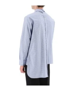Lanvin Asymetric Striped Shirt -Off-White Sales Store 2fc7d344ef51de40cb07a0ae6f116a57