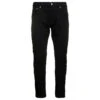 Alexander McQueen Black Jeans With Branded Button And Logo Patch In Cotton Denim Stretch Man -Off-White Sales Store 31a59292b76d4f3e5cb4d0f0622101ac