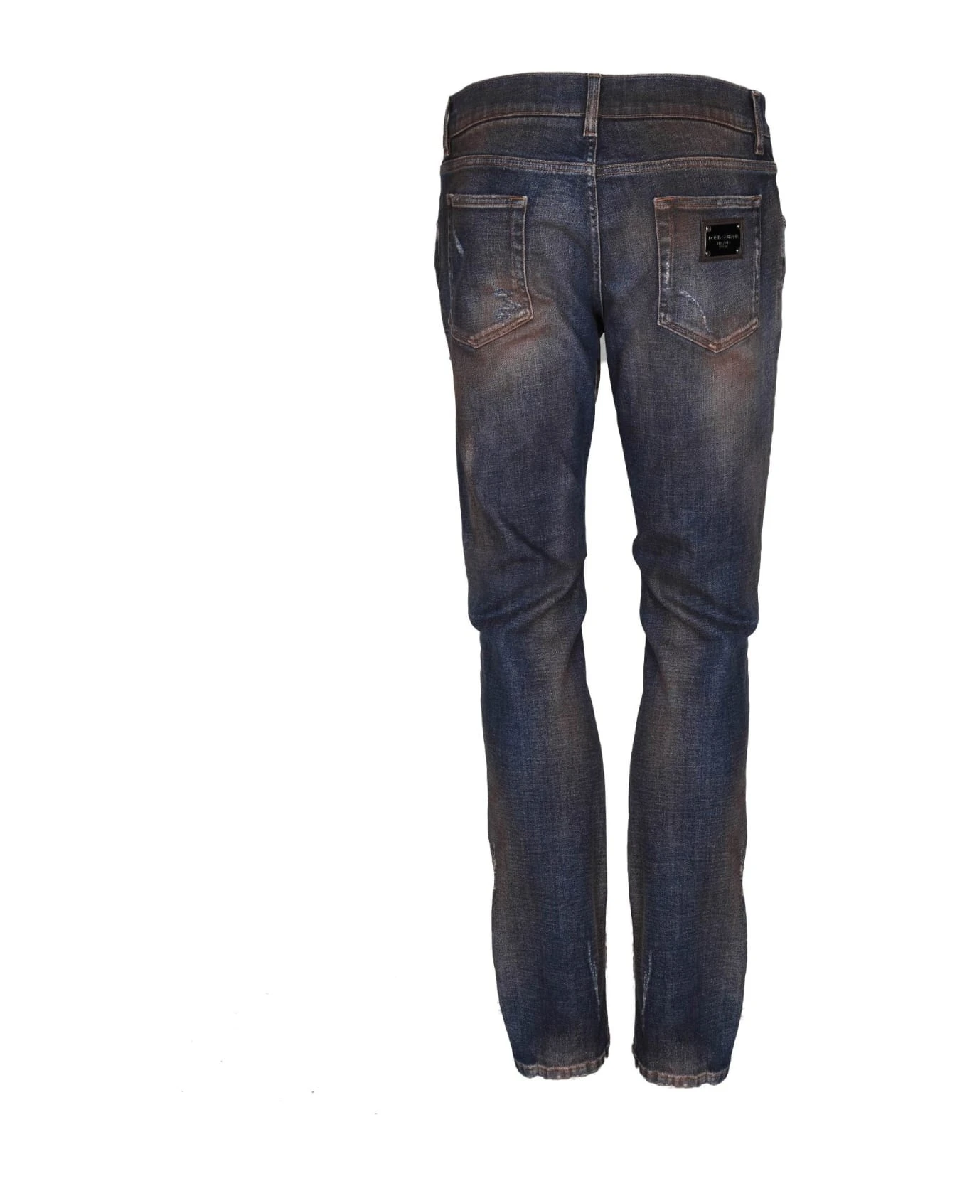 Dolce & Gabbana Slim Jeans With Sandblasted Effect 4 Dolce & Gabbana Slim Jeans With Sandblasted Effect - Image 2