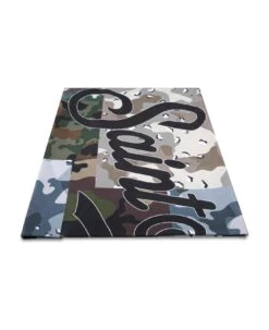 MC2 Saint Barth Microfiber Beach Towel With Camouflage Print