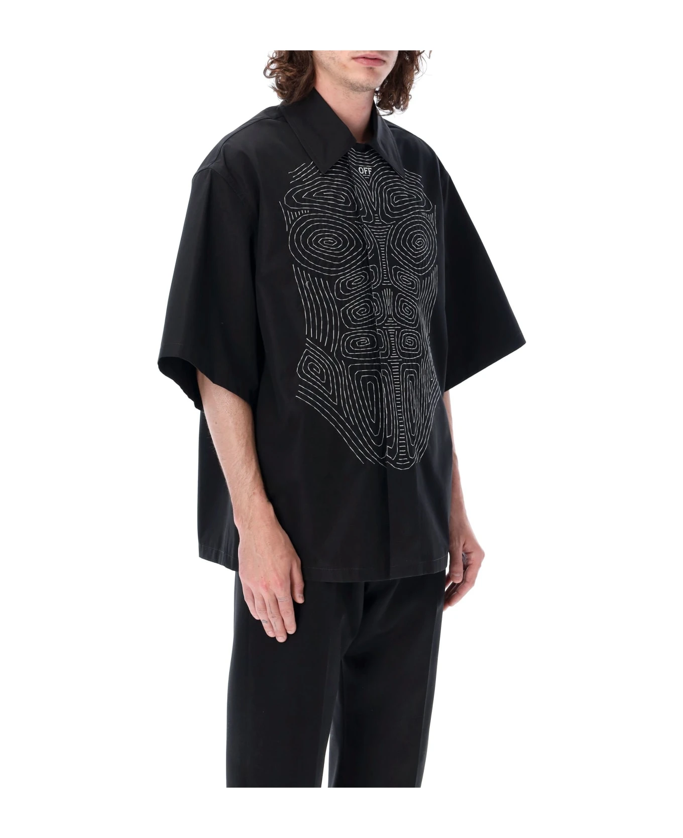Off-White Body Stitch S/s Shirt 4 Off-White Body Stitch S/s Shirt - Image 2
