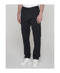 Stone Island Stretch Cotton Slim Cargo Pants -Off-White Sales Store 3e03622b925729b9f520a56e5436ffa0