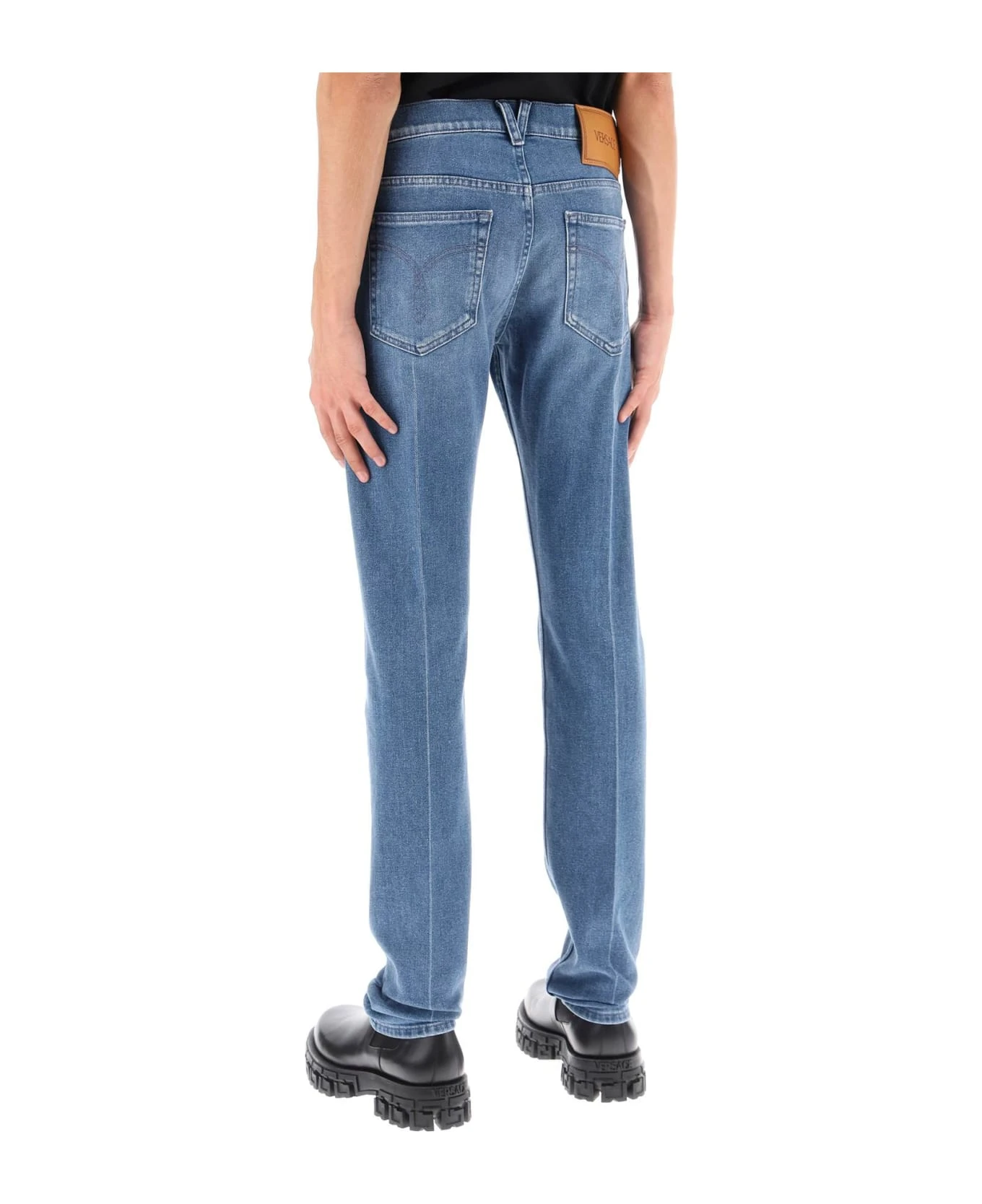 Versace Stretch Denim Slim Fit Jeans 5 Versace Stretch Denim Slim Fit Jeans - Image 3