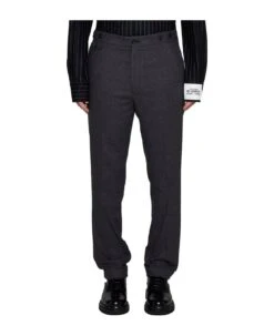 Dolce & Gabbana Logo Patch Tailored Stretch Pants -Off-White Sales Store 47be1550d6a6c26e1c3c6ebd1852a534