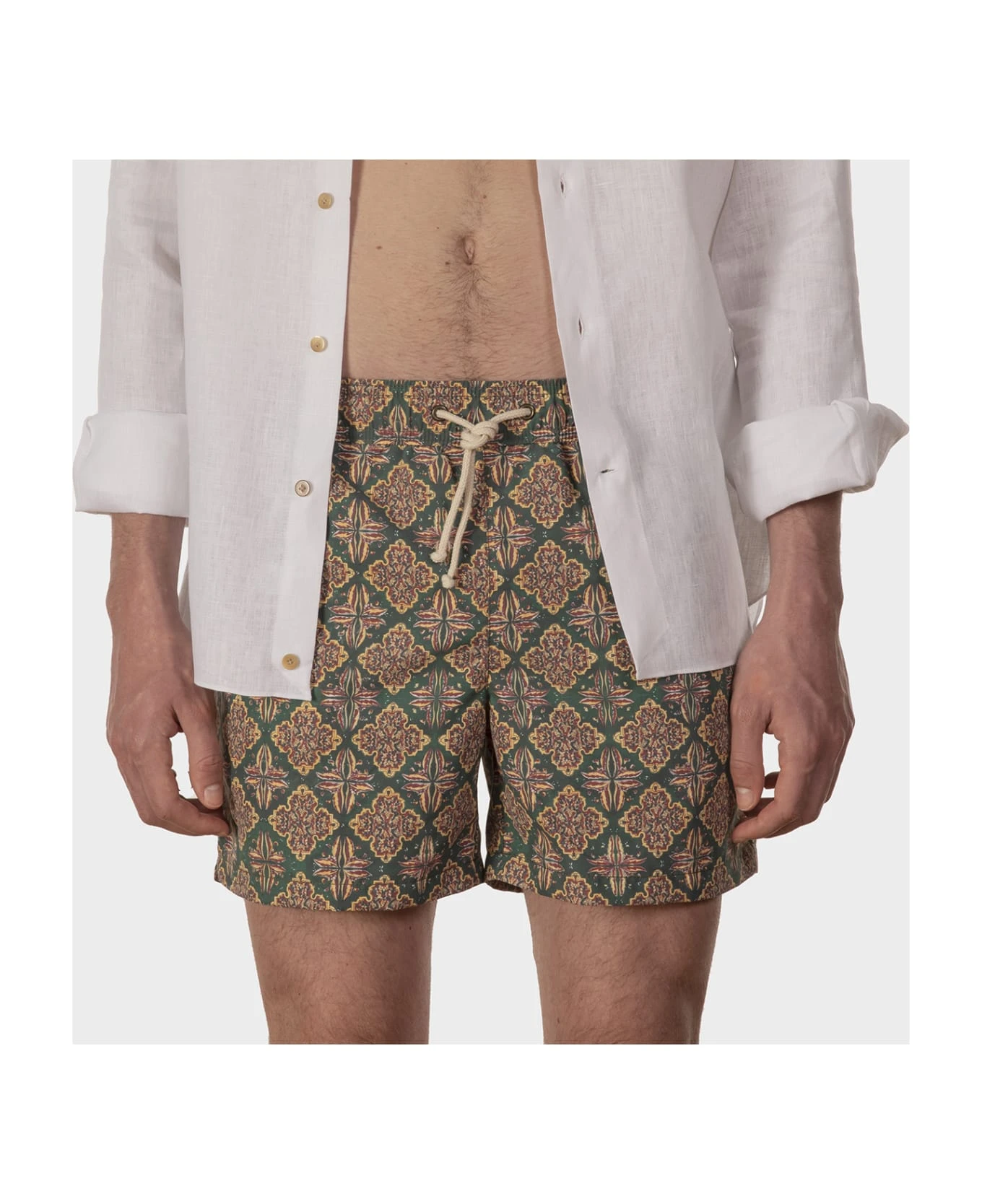 Classico Rivisitato Verde Swim Shorts 4 Classico Rivisitato Verde Swim Shorts - Image 2