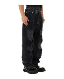 Dolce & Gabbana Dark Grey Denim Jeans -Off-White Sales Store 49da6a94cfdd71196fbbb9fa8fc2eb7d