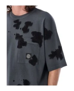 Stone Island Tie-dyed Crewneck T-shirt -Off-White Sales Store 4a5e554a75a29cd1e3eba84e27115183