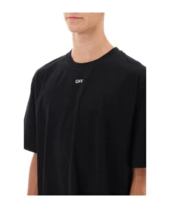 Off-White Crew-neck T-shirt With Off Print -Off-White Sales Store 4ac82424a16f924226eb9ef2775230b7