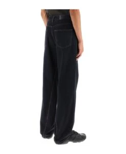 Lanvin Baggy Jeans With Twisted Seams -Off-White Sales Store 4d7d03efee5d10a757e47cb2facb5bb9