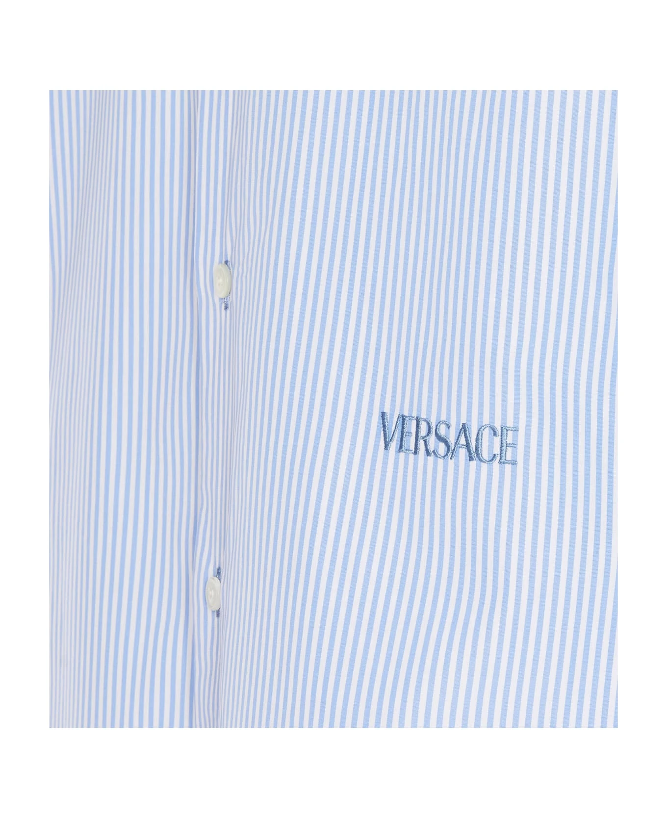 Versace Striped Seashell Barocco Shirt 5 Versace Striped Seashell Barocco Shirt - Image 3