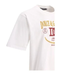 Dolce & Gabbana Dg Logo Printed Interlock T-shirt -Off-White Sales Store 4fb6059e7f11a3e91992f156f7fee7c0