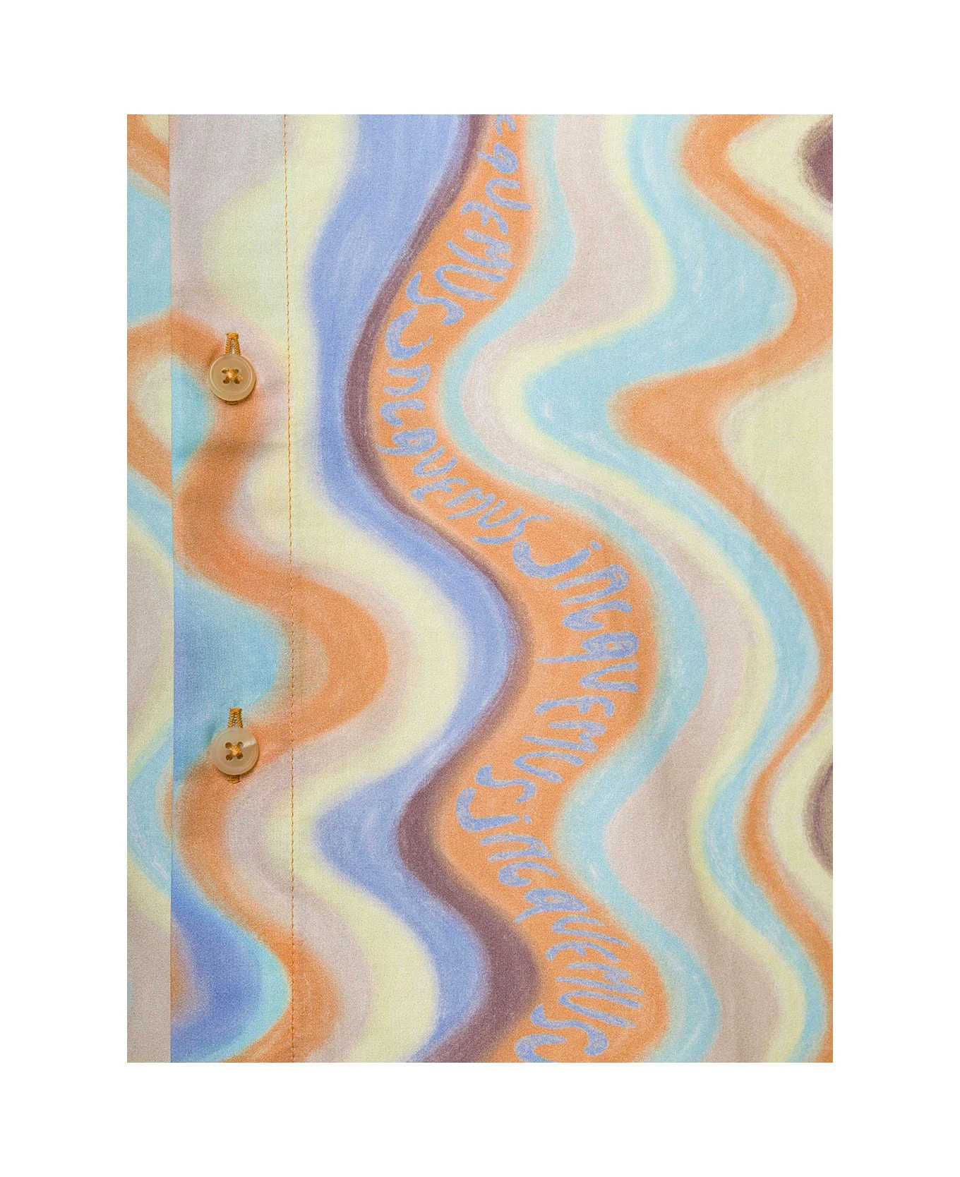 Jacquemus 'la Chemise Simon' Multicolor Shirt With All-over Graphic Print In Cotton Man 5 Jacquemus 'la Chemise Simon' Multicolor Shirt With All-over Graphic Print In Cotton Man - Image 3