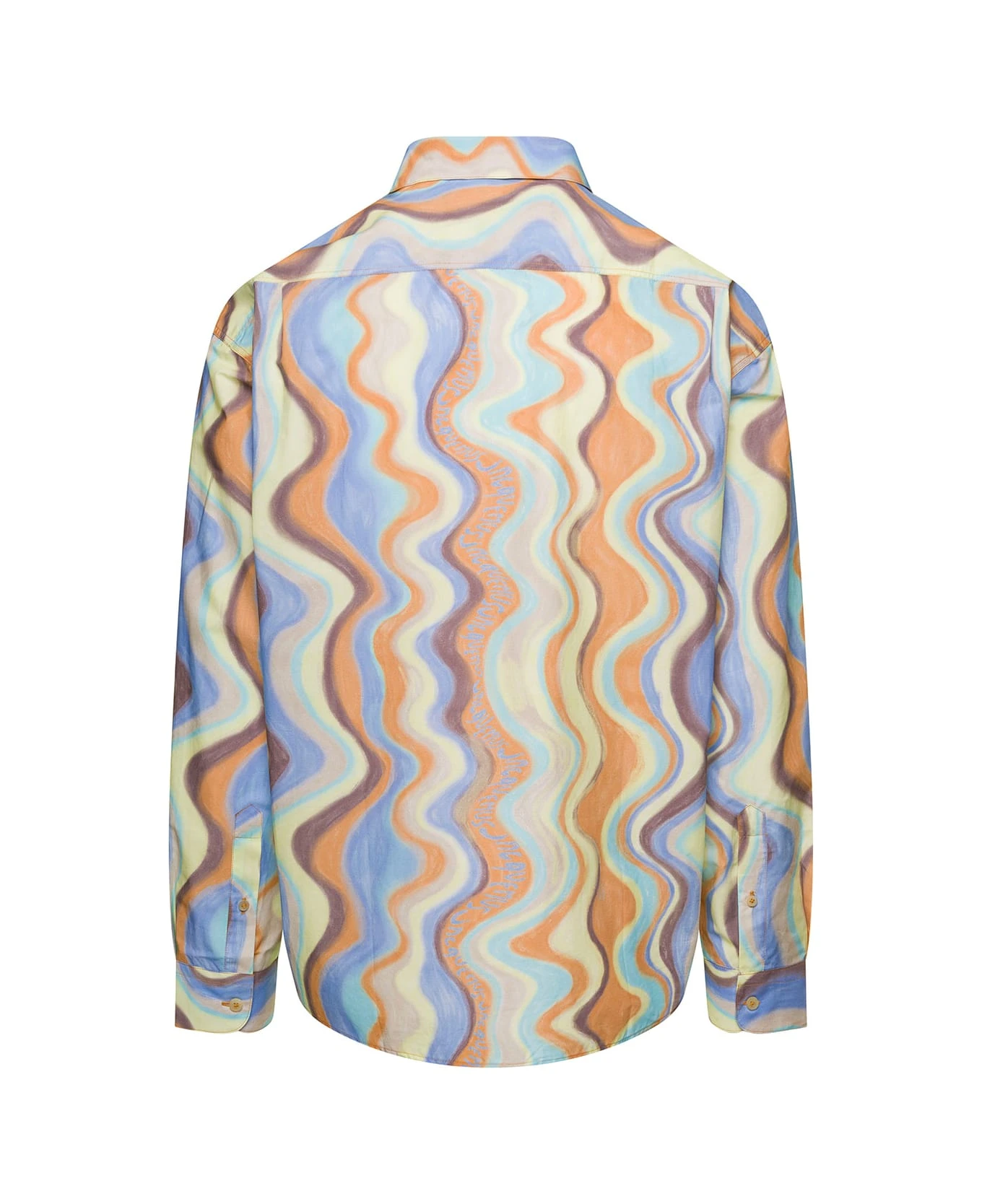 Jacquemus 'la Chemise Simon' Multicolor Shirt With All-over Graphic Print In Cotton Man 4 Jacquemus 'la Chemise Simon' Multicolor Shirt With All-over Graphic Print In Cotton Man - Image 2
