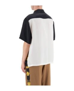 Versace Mascher Baroque Satin Polo Shirt -Off-White Sales Store 51bd852c42030d5c202244bbd2c9aef0