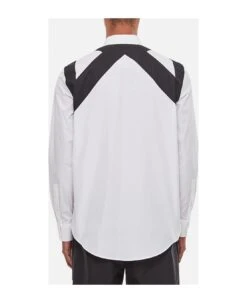 Alexander McQueen Printed Harness Shirt -Off-White Sales Store 53666bd979e04ec83b4faed410afa107