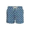 MC2 Saint Barth Man Light Fabric Swim Shorts With Padel Print