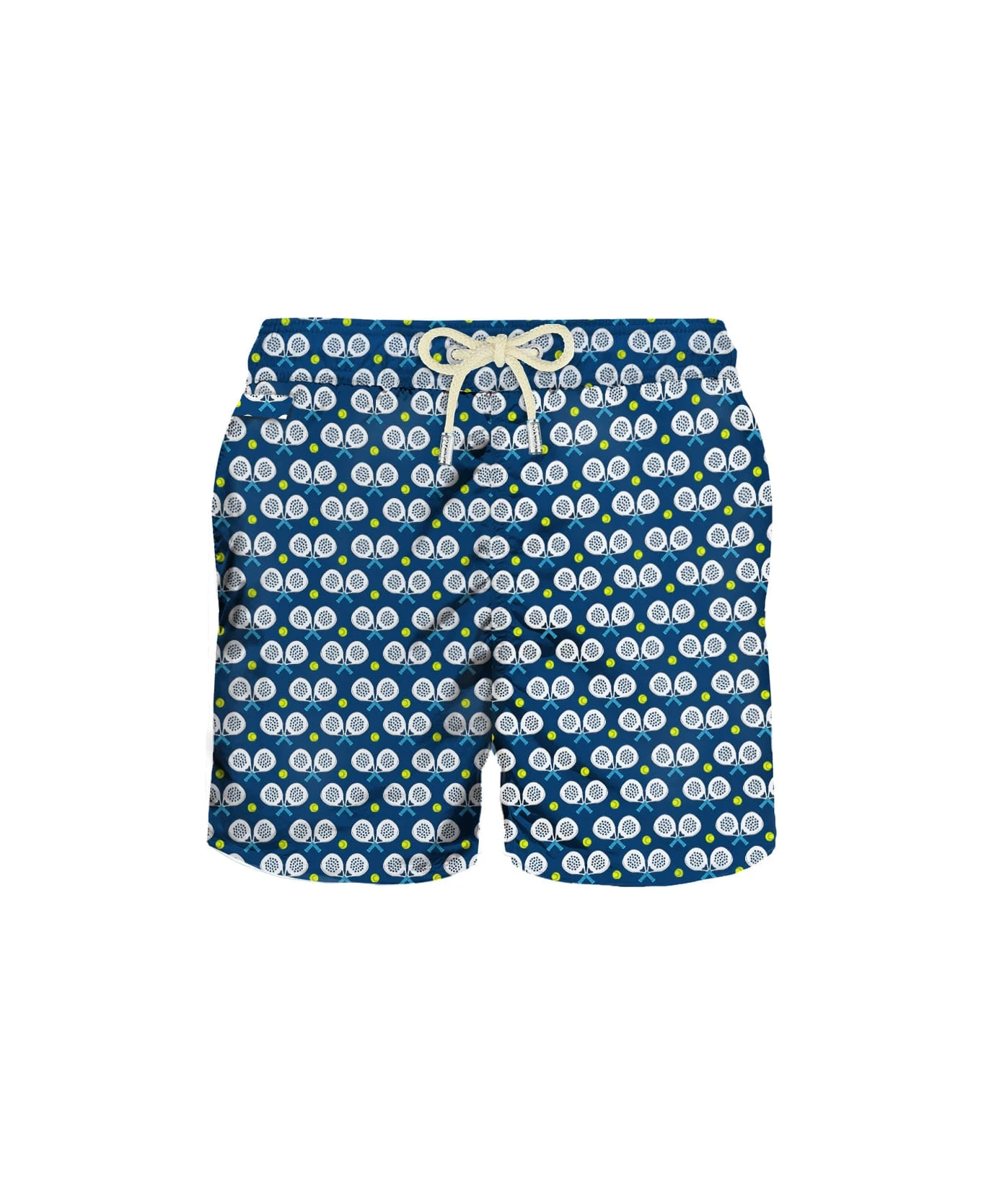 MC2 Saint Barth Man Light Fabric Swim Shorts With Padel Print 3 MC2 Saint Barth Man Light Fabric Swim Shorts With Padel Print