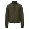 Brown Suede Bomber Jacket -Off-White Sales Store 540fc22d37b73f1c0f1660d148966b16