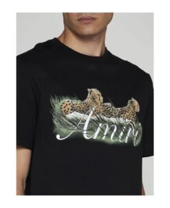 Amiri Cheetah Logo Cotton T-shirt 11 Amiri Cheetah Logo Cotton T-shirt -Off-White Sales Store 553f9a62897a28d952f8aa61e9d61297