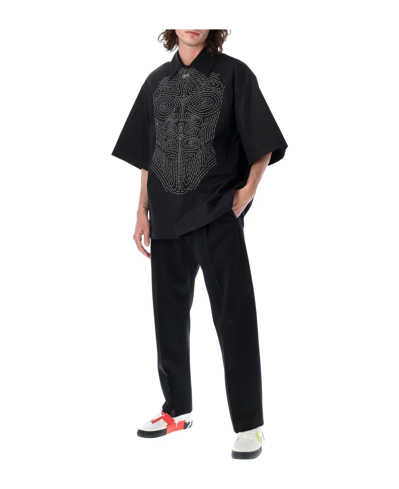 Off-White Body Stitch S/s Shirt 6 Off-White Body Stitch S/s Shirt - Image 4