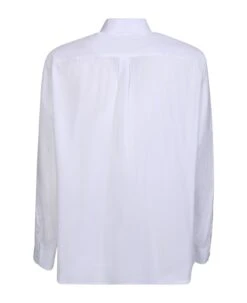 Dolce & Gabbana Logo-plaque Long-sleeved Shirt -Off-White Sales Store 58d85b85c11fe7eaac8c3640f632917f