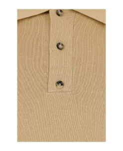 Bottega Veneta Beige Cotton Polo Shirt -Off-White Sales Store 5f815387f683da25ec8857953e1a9f3e