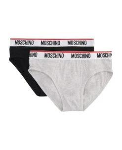 MOSCHINO Set Of Two Logo Band Briefs -Off-White Sales Store 602e9188f21a023f648f4ebaf0b9eedf