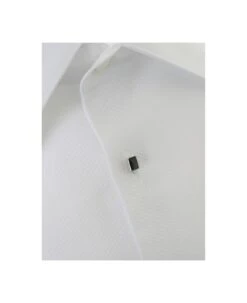 Dolce & Gabbana White Cotton Tuxedo Shirt -Off-White Sales Store 61765288536e1f811949908acb91cde0