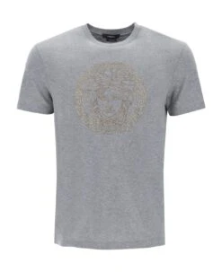 Versace Rhinestones Medusa T-shirt