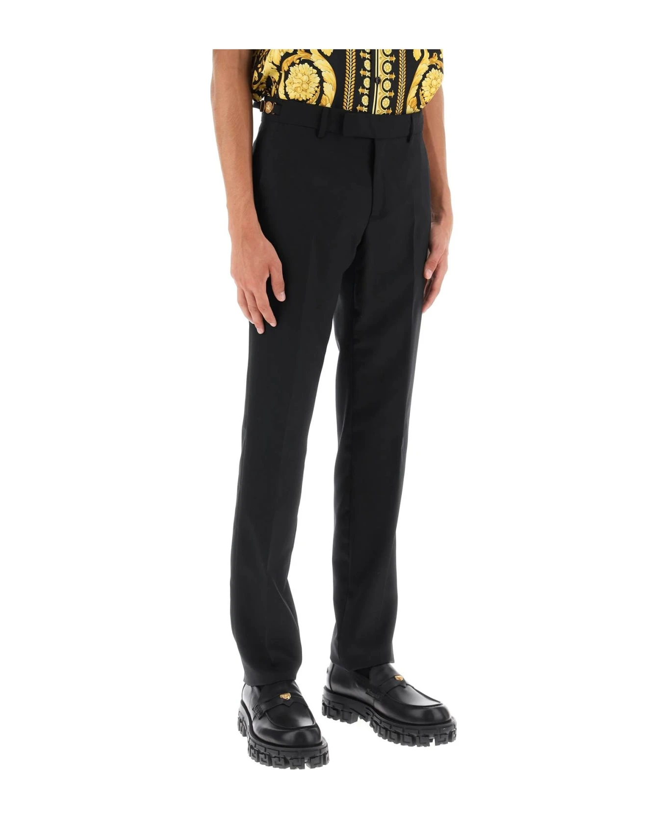 Versace Tailored Pants With Medusa Details 4 Versace Tailored Pants With Medusa Details - Image 2